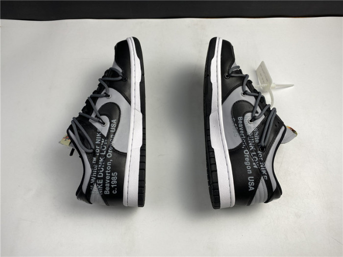 OF X Nike Dunk Low Black and Grey CT0856-007