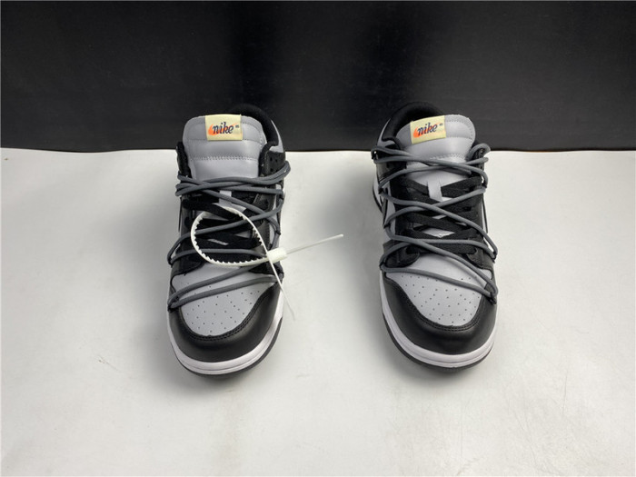 OF X Nike Dunk Low Black and Grey CT0856-007