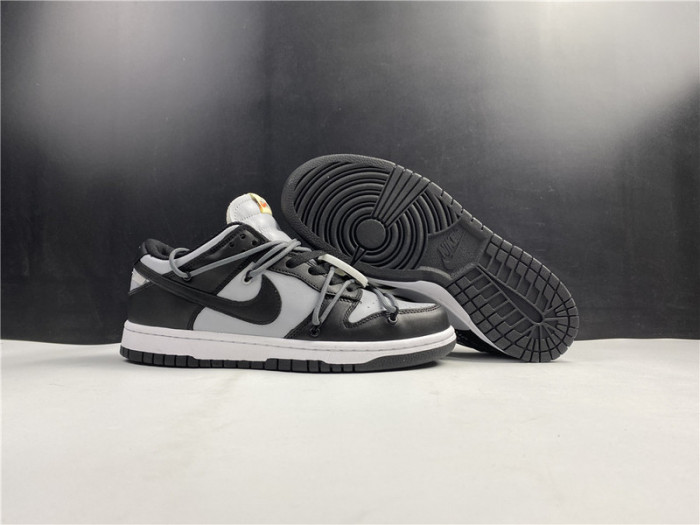 OF X Nike Dunk Low Black and Grey CT0856-007