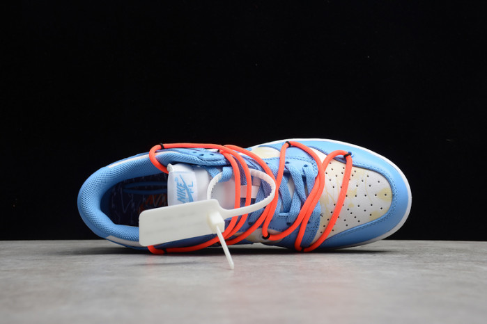 OF x Futura x Nike Dunk Low “Bright Blue” CT0856-403