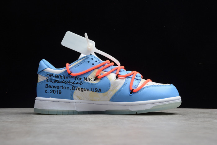 OF x Futura x Nike Dunk Low “Bright Blue” CT0856-403