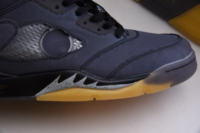 OF X Air Jordan 5 Retro Black CT8480-001