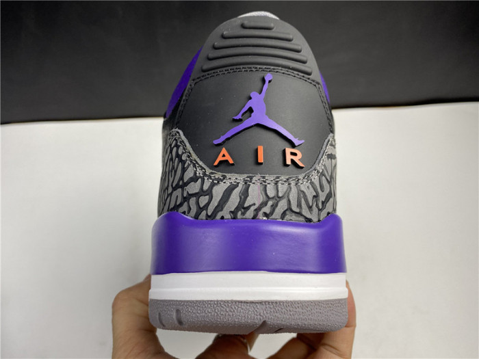 Air Jordan 3 Retro Black Court Purple CT8532-050