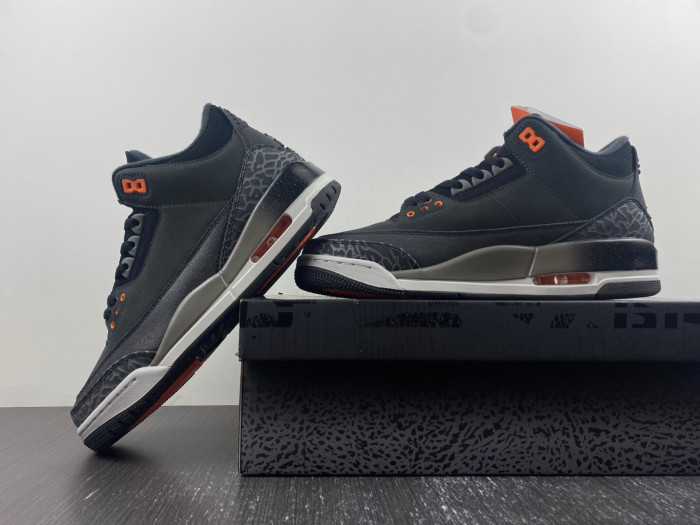 Air Jordan 3 Grey Orange CT8532-060