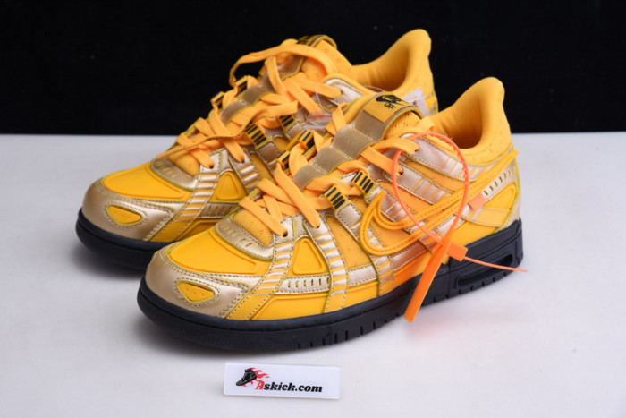 OF x Nike Air Rubber Dunk “University Gold” CU6015-700