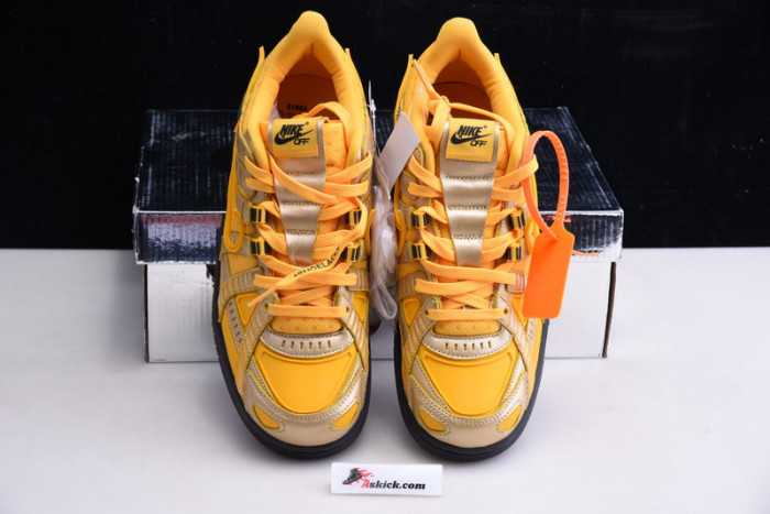 OF x Nike Air Rubber Dunk “University Gold” CU6015-700