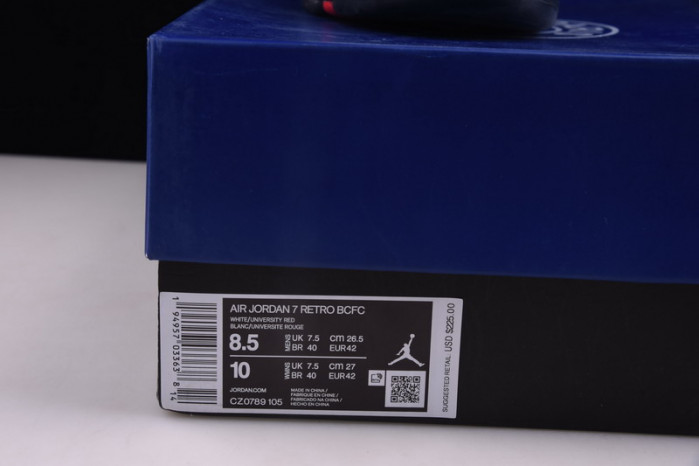 Air Jordan 7 Retro BCFC Paris Saint-Germain PSG CZ0789-105
