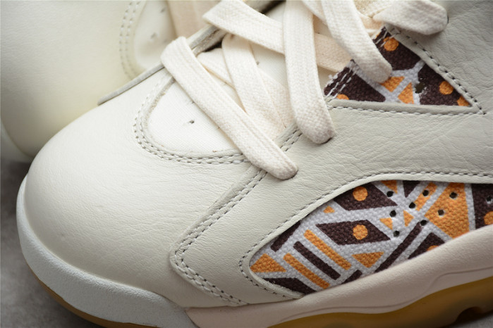 Air Jordan 6 Retro Quai54 Sail Brown (2020) CZ4152-100
