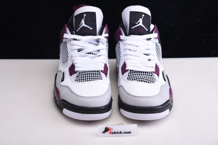 Air Jordan 4 PSG Neutral Grey Bordeaux CZ5624-100