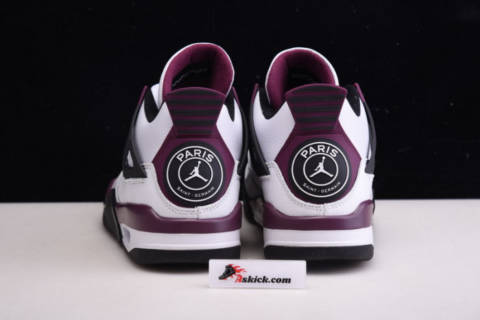 Air Jordan 4 PSG Neutral Grey Bordeaux CZ5624-100