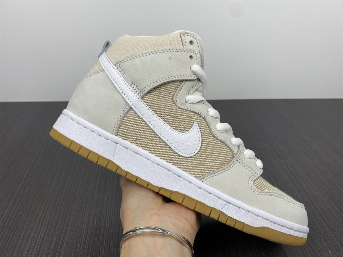 Nike SB Dunk High Pro ISO Orange Label Unbleached Natural DA9626-100