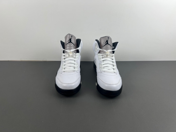 Air Jordan 5 White/Black-Sail-Metallic Silver DD0587-110