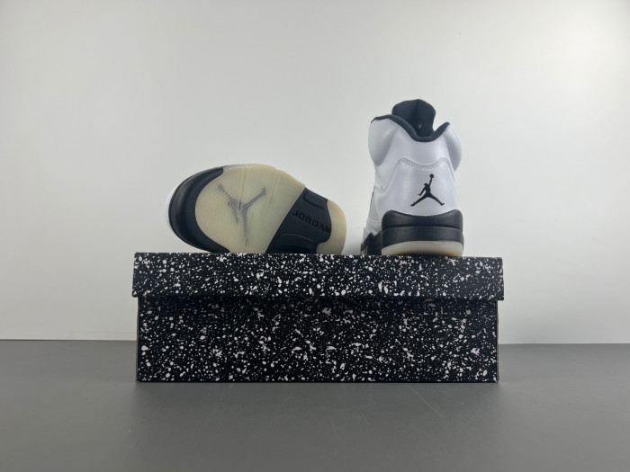 Air Jordan 5 White/Black-Sail-Metallic Silver DD0587-110