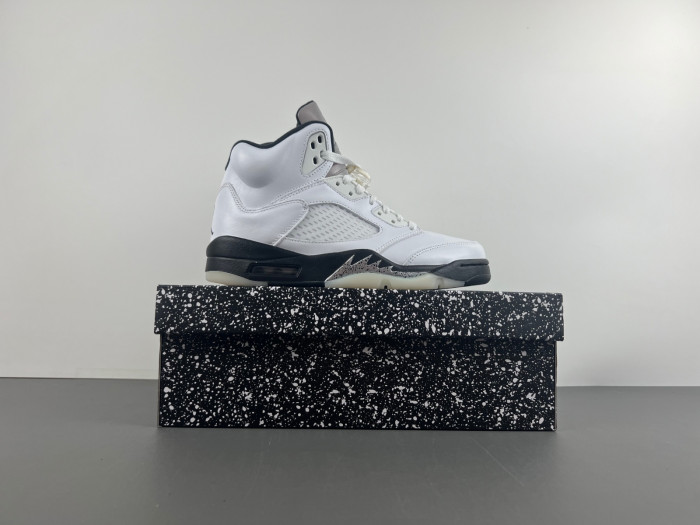 Air Jordan 5 White/Black-Sail-Metallic Silver DD0587-110