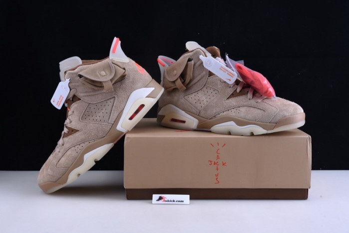Air Jordan 6 Retro Travis Scott British Khaki DH0690-200