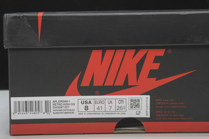 Air Jordan 1 High OG “Hand Crafted” DH3097-001