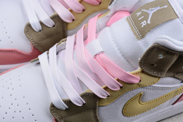 Air Jordan 1 Mid SE Pastel Vivid Green Grind  DJ0338-100