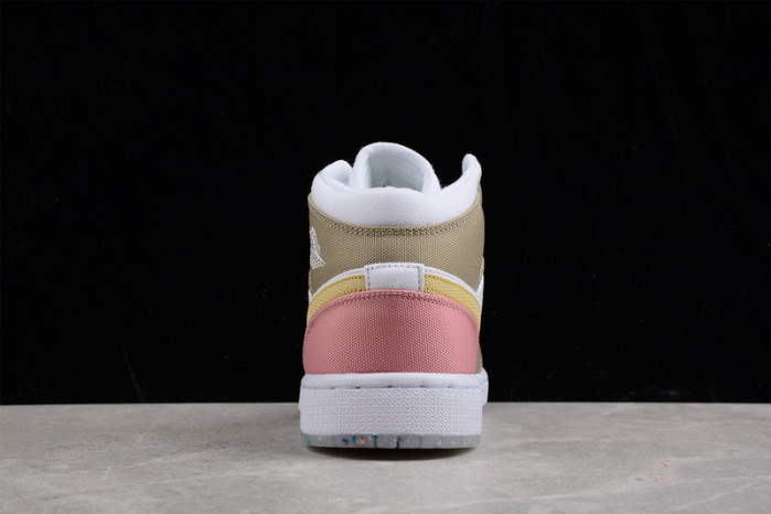 Air Jordan 1 Mid SE Pastel Vivid Green Grind  DJ0338-100