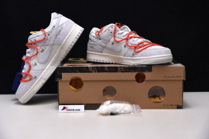 OF X Nike Dunk Low Lot 13 of 50 DJ0950-110