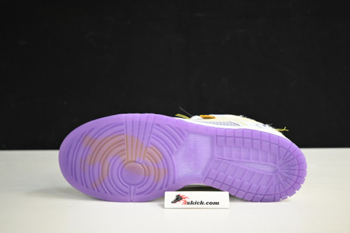 Unlon x SB Dunk Low white purple DJ9649-500