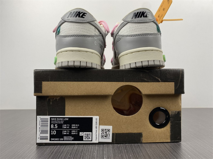 OF X Nike Dunk Low Lot 09 of 50 DM1602-109
