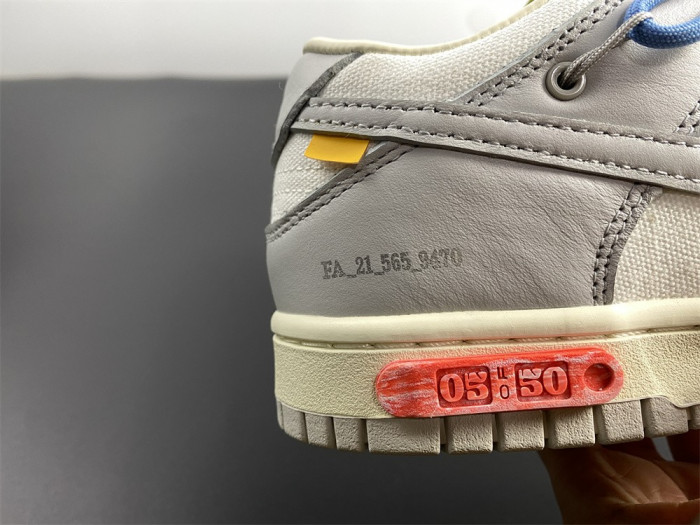 OF X Nike Dunk Low Lot 5 of 50 DM1602-113