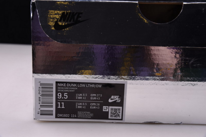 OF X Nike Dunk Low Lot 04 of 50 DM1602-114