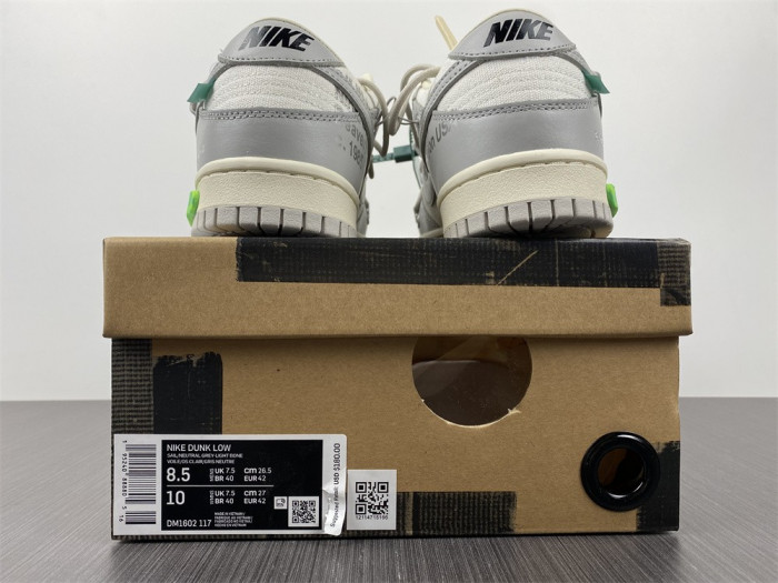OF X Nike Dunk Low Lot 42 of 50 DM1602-117