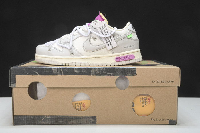 OF X Nike Dunk Low Lot 3 OF 50 DM1602-118