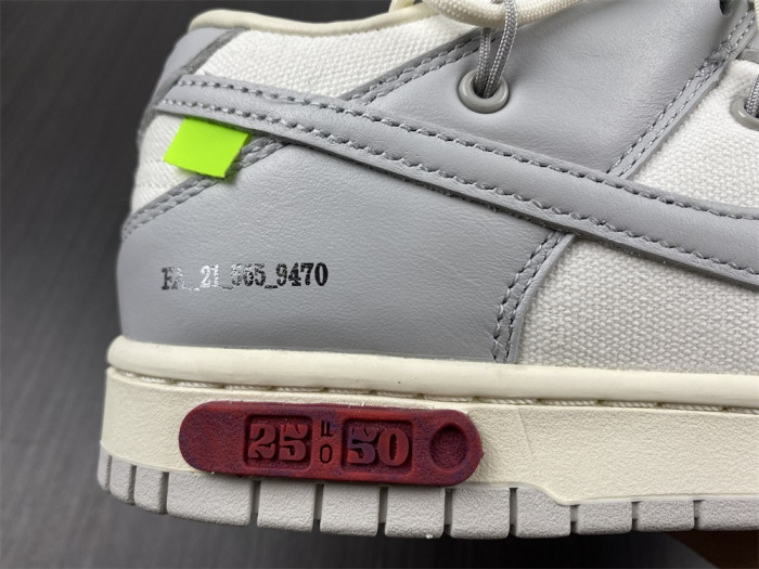 OF X Nike Dunk Low Lot 25 of 50 DM1602-121