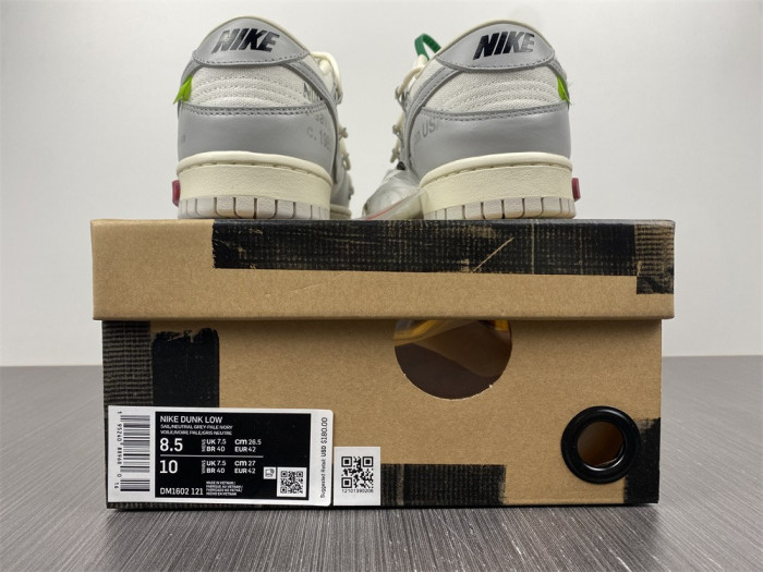 OF X Nike Dunk Low Lot 25 of 50 DM1602-121