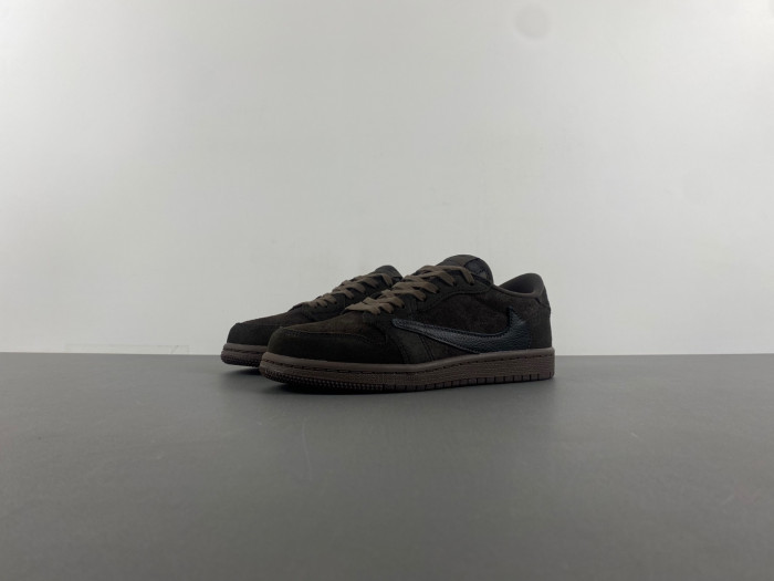 Travis Scott x Air Jordan 1 Low OG “Velvet Brown” DM7866-202.