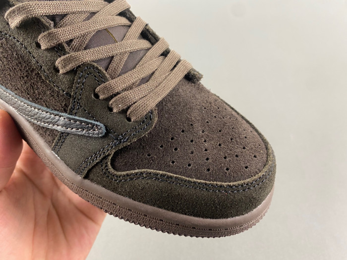 Travis Scott x Air Jordan 1 Low OG “Velvet Brown” DM7866-202.