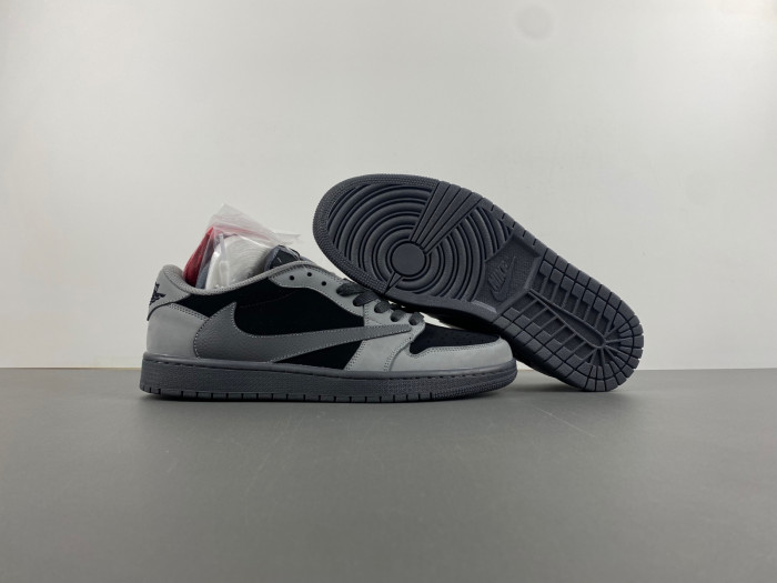 Travis Scott x Air Jordan 1 Black Grey DM7866-775