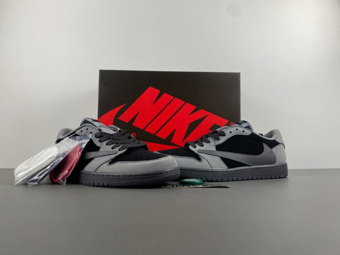 Travis Scott x Air Jordan 1 Black Grey DM7866-775