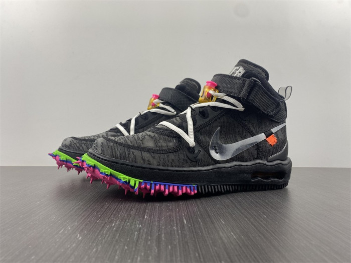 OF X Nike Air Force 1 Mid Black DO6290-001