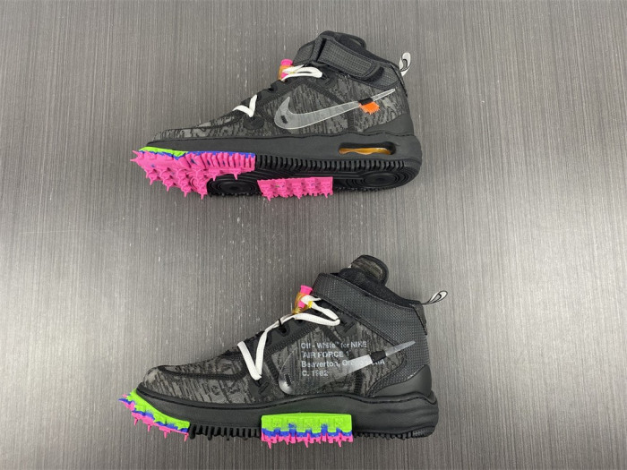 OF X Nike Air Force 1 Mid Black DO6290-001