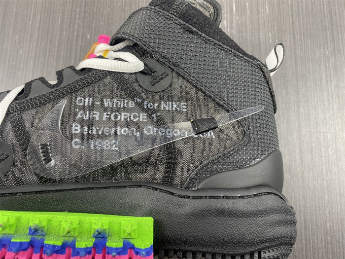 OF X Nike Air Force 1 Mid Black DO6290-001