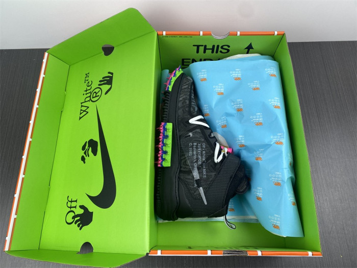 OF X Nike Air Force 1 Mid Black DO6290-001