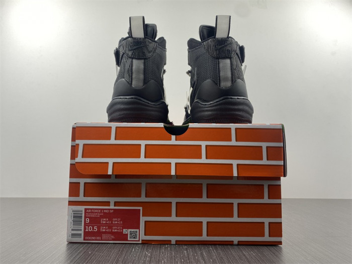 OF X Nike Air Force 1 Mid Black DO6290-001