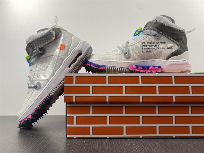 OF X Nike Air Force 1 Mid White DO6290-100