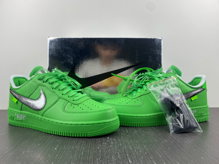 OF X Nike Air Force 1 Low Light Green Spark DX1419-300