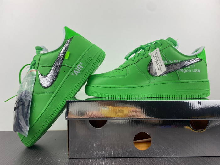 OF X Nike Air Force 1 Low Light Green Spark DX1419-300