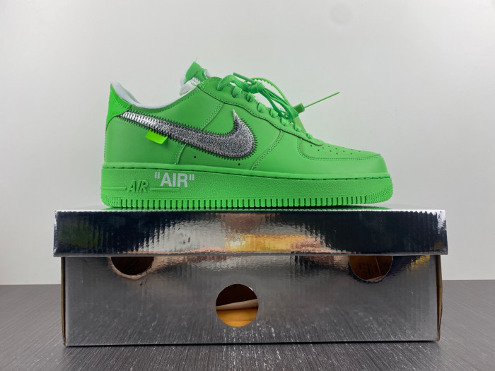 OF X Nike Air Force 1 Low Light Green Spark DX1419-300