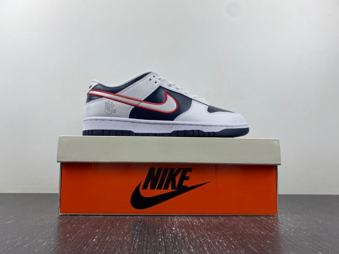 Nike Dunk Low Houston Comets Four-Peat  DZ2780-100