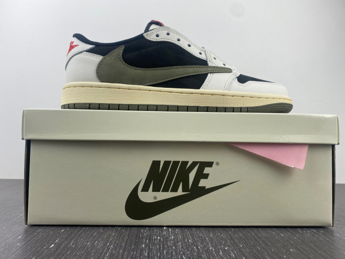 Travis Scott x Air Jordan 1 Low OG “Olive”  DZ4137-106