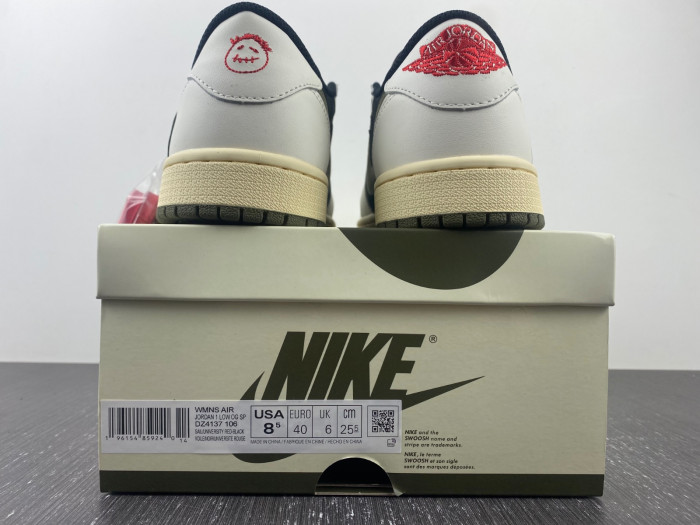 Travis Scott x Air Jordan 1 Low OG “Olive”  DZ4137-106