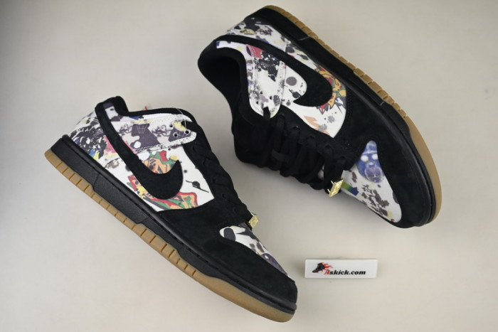 Nike Dunk SB Supreme × Nike Dunk Low “Rammellzee” FD8778-001