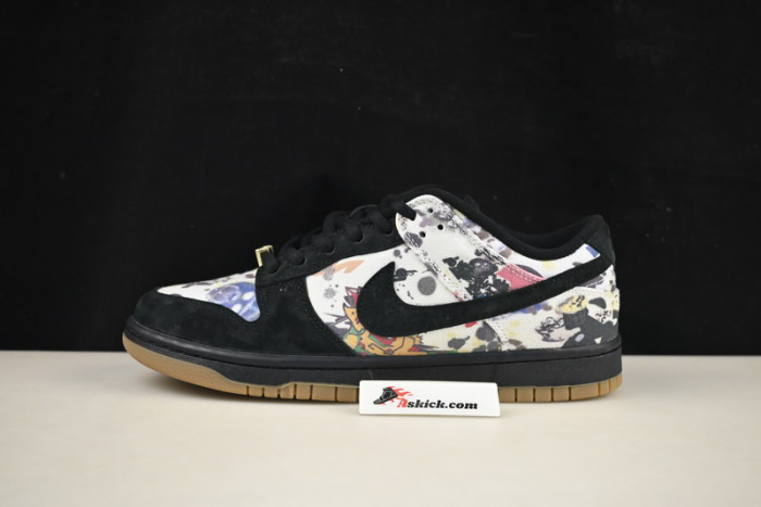 Nike Dunk SB Supreme × Nike Dunk Low “Rammellzee” FD8778-001