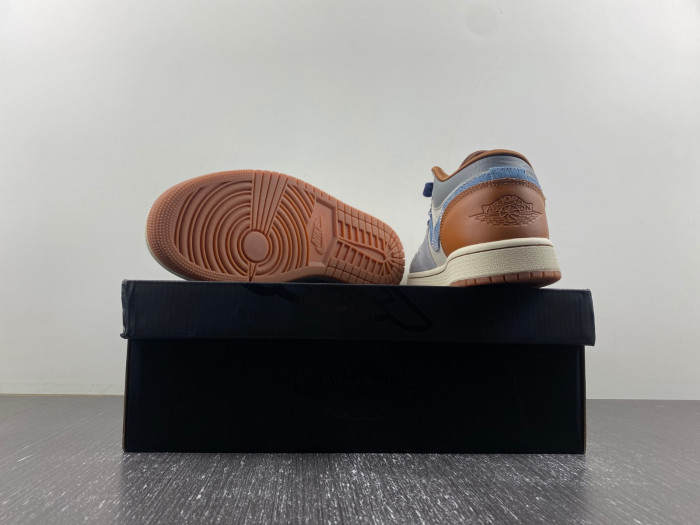 Air Jordan 1 Low SE Phantom Repaired Denim FZ5042-041